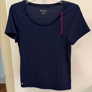 Lilly Pulitzer Classic Navy Short Sleeve Tee